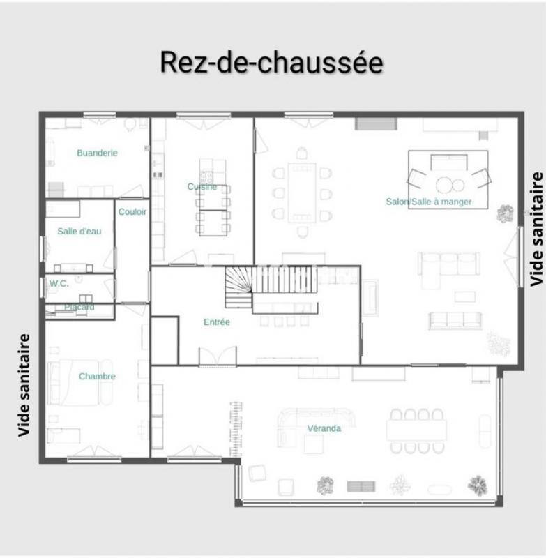 Maison - 210 m² - 7 pièces