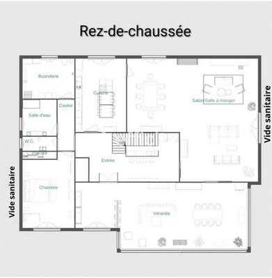 Maison - 210 m² - 7 pièces