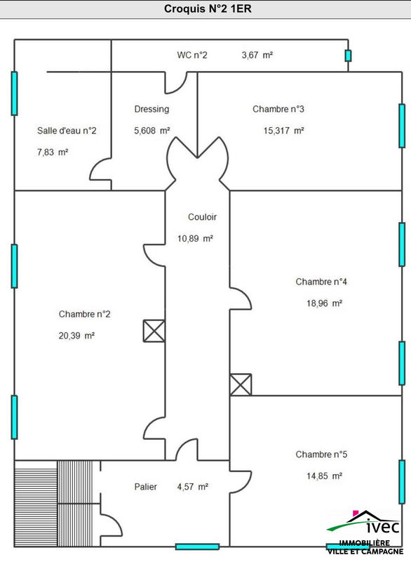 Maison - 329 m² - 14 pièces