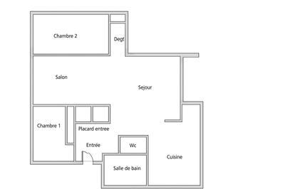 Appartement - 66 m² - 3 pièces