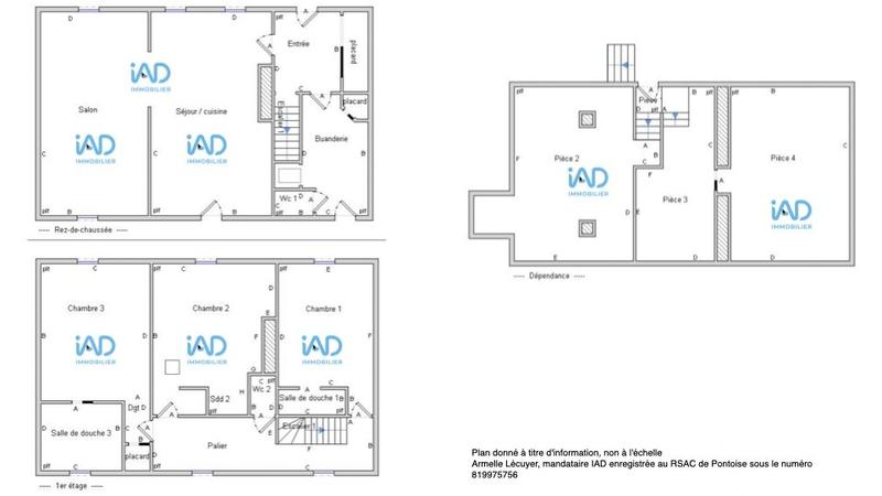 Maison de ville - 164 m² - 4 pièces