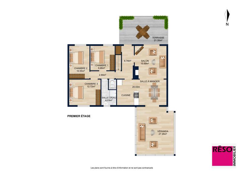 Villa - 132 m² - 5 pièces