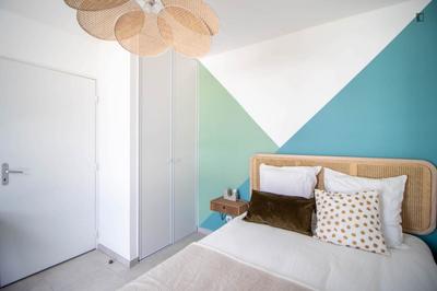 Chambre - 10 m² - 5 pièces