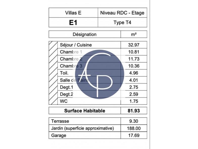 Maison - 82 m² - 4 pièces
