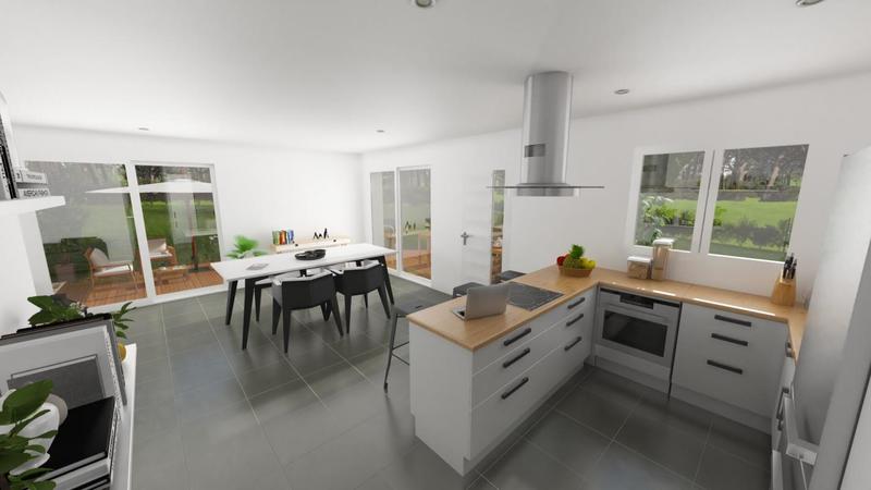 Maison - 90 m² - 5 pièces