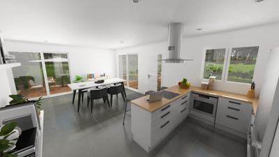 Maison - 90 m² - 5 pièces