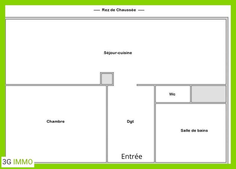 Appartement - 50 m² - 2 pièces