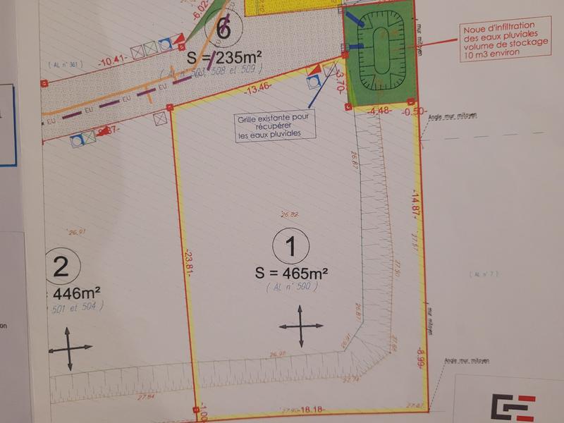Terrain - 465 m²