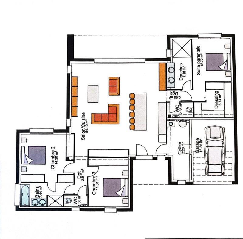 Terrain constructible - 919 m²