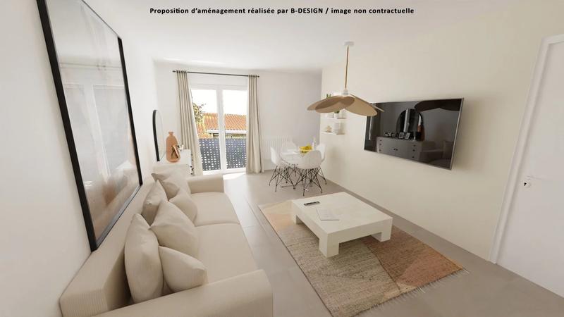 Appartement - 57 m² - 3 pièces