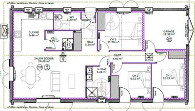 Maison - 88 m² - 4 pièces
