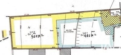 Terrain - 480 m²
