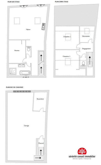 Maison ancienne - 89 m² - 4 pièces