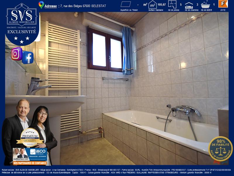 Appartement - 106 m² - 5 pièces