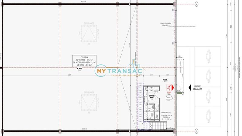 Local d'activités - 619 m²