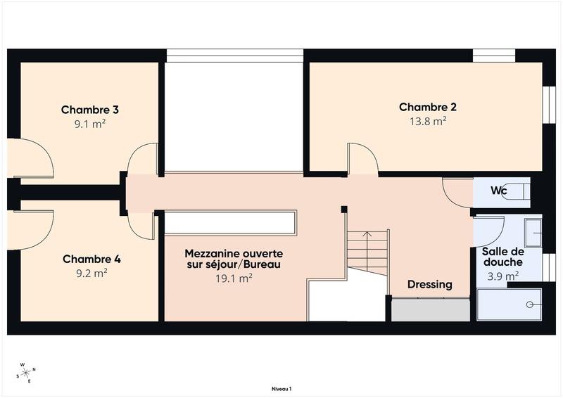 Châlet - 140 m² - 5 pièces