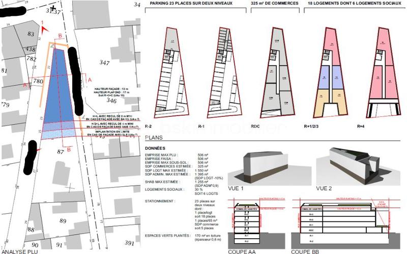 Local commercial - 196 m² - 7 pièces