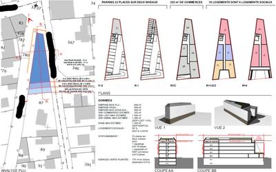 Local commercial - 196 m² - 7 pièces
