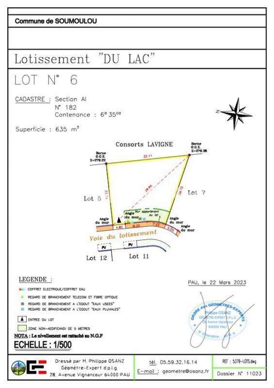 Terrain constructible - 487 m²