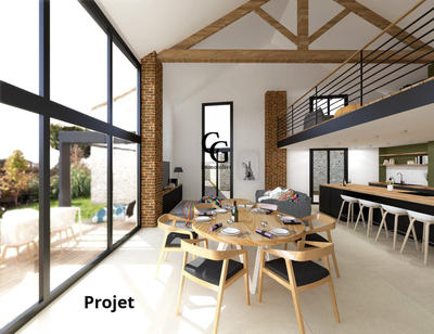 Maison ancienne - 270 m² - 8 pièces