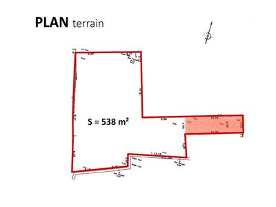 Terrain - 538 m²