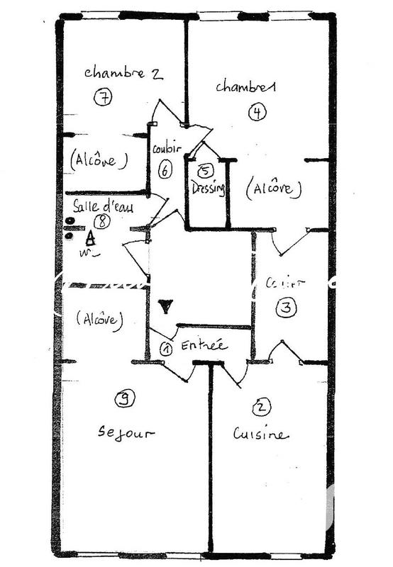 Appartement - 98 m² - 3 pièces