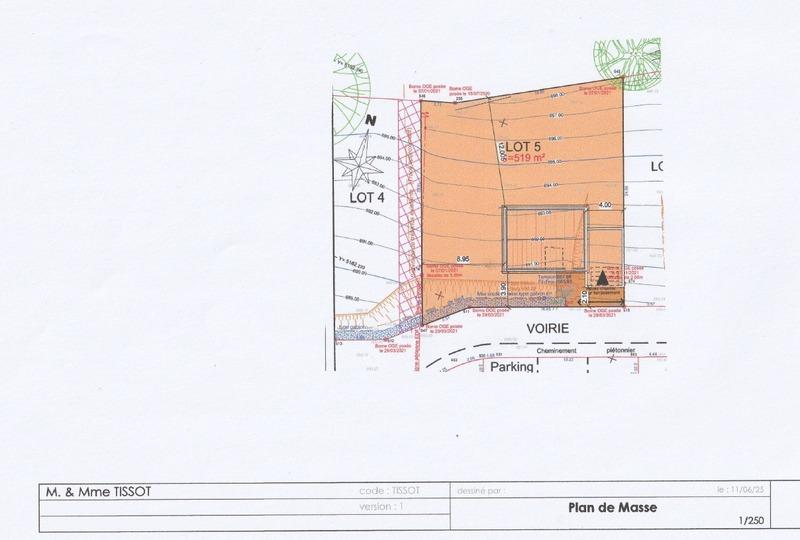 Terrain constructible - 519 m²
