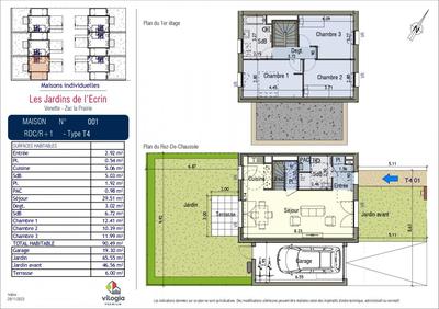 Maison - 91 m² - 4 pièces