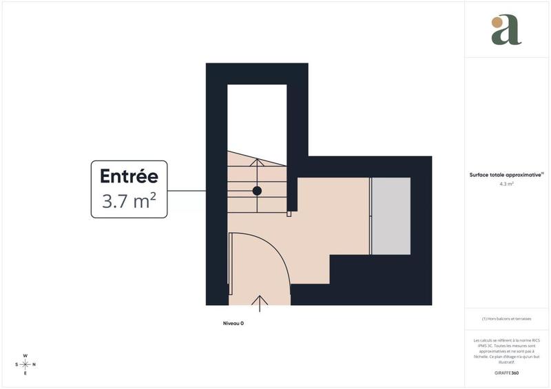 Appartement ancien - 66 m² - 3 pièces
