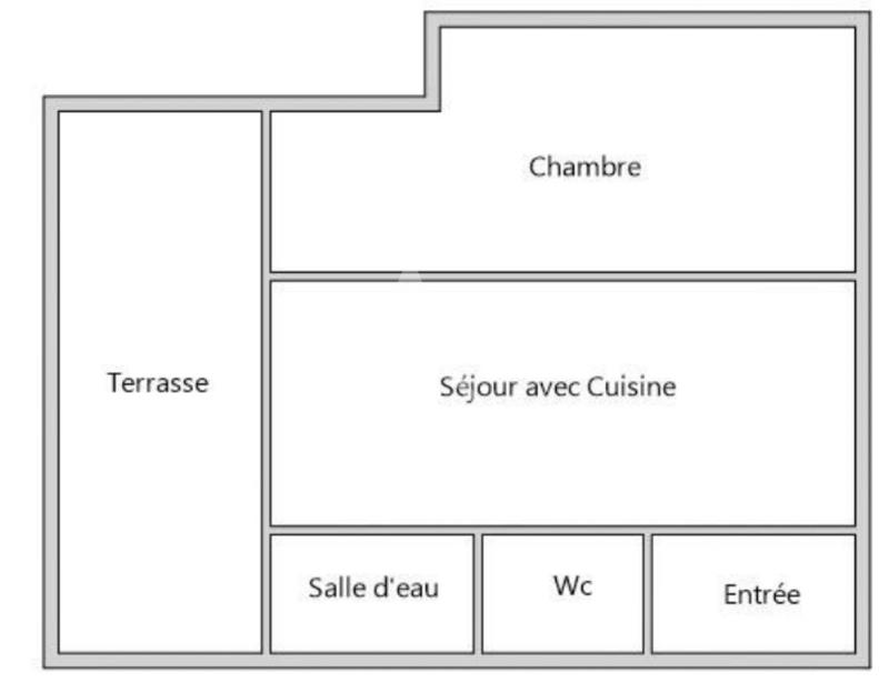 Appartement - 27 m² - 2 pièces