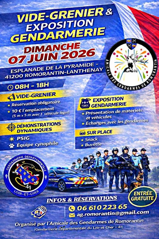 Vide grenier - village gendarmerie