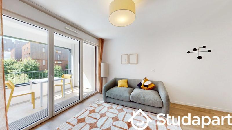 Chambre - 14 m² - 1 pièce