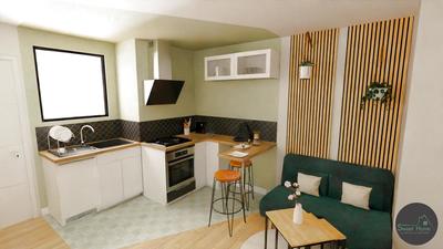 Appartement - 25 m² - 2 pièces