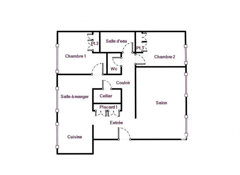 Appartement - 88 m² - 4 pièces