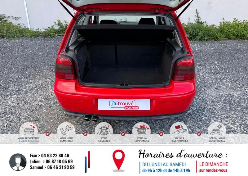 Volkswagen Golf IV 2.8 V6 4Motion 204cv *Véhicule sous Garantie 6 Mois*Moteur à chaîne*Révision et Ct Ok*Climatisation automatique*Autoradio Cd-Mp3*Abs*Esp*