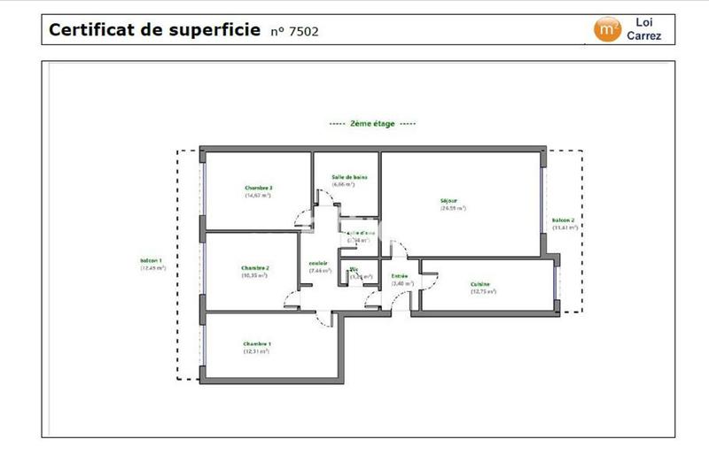 Appartement - 98 m² - 4 pièces