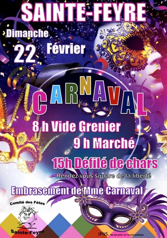 Carnaval, vide-grenier et marché