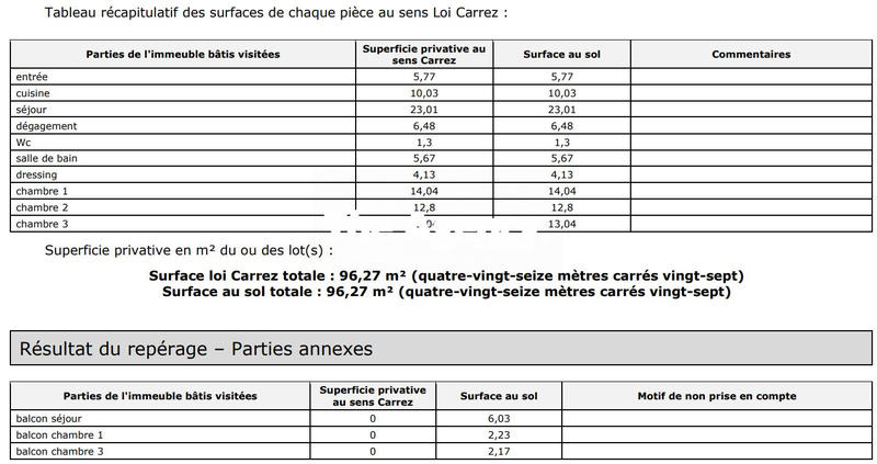 Appartement - 96 m² - 4 pièces