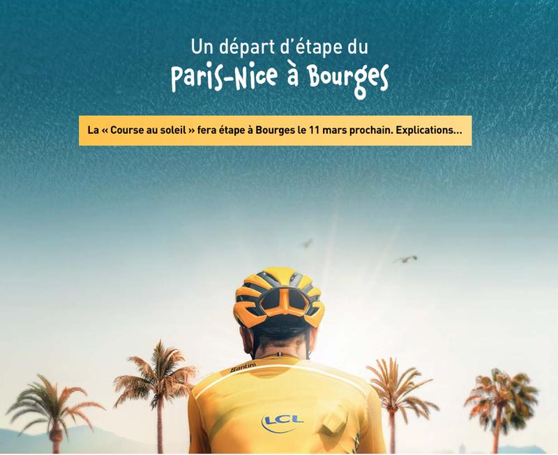 Étape du Paris-Nice à Bourges