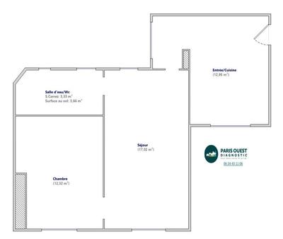 Appartement - 46 m² - 2 pièces