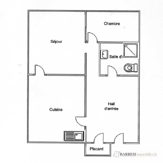 Appartement - 50 m² - 2 pièces