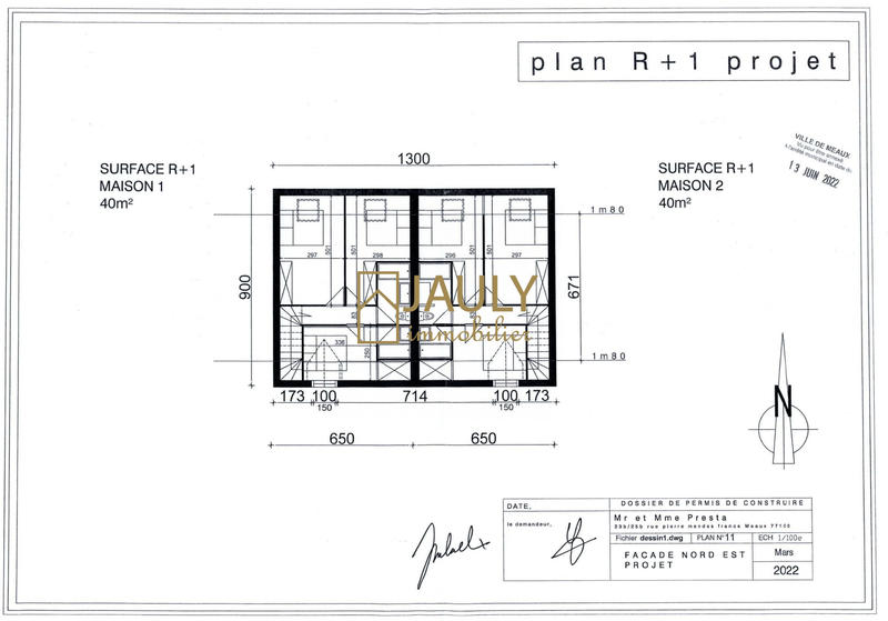 Terrain commercial - 1 264 m²