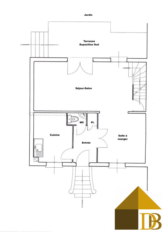 Maison traditionnelle - 90 m² - 6 pièces