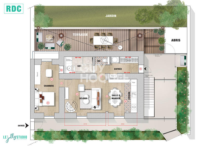 Maison - 80 m² - 4 pièces