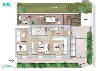 Maison - 80 m² - 4 pièces