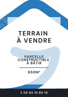 Terrain - 850 m²
