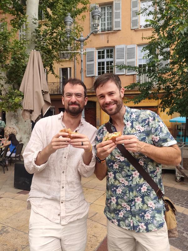 Balade gourmande de Thomas - la balade en fin de journée