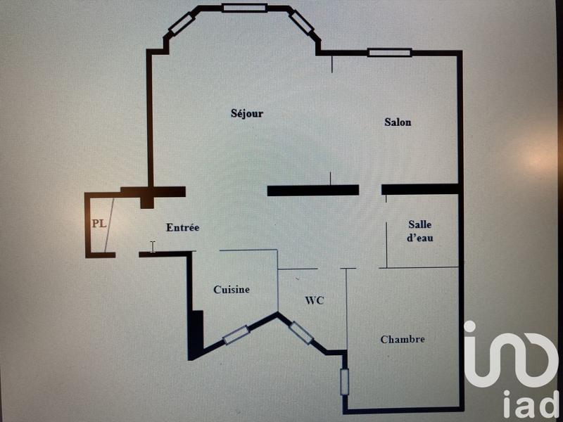 Appartement - 58 m² - 2 pièces