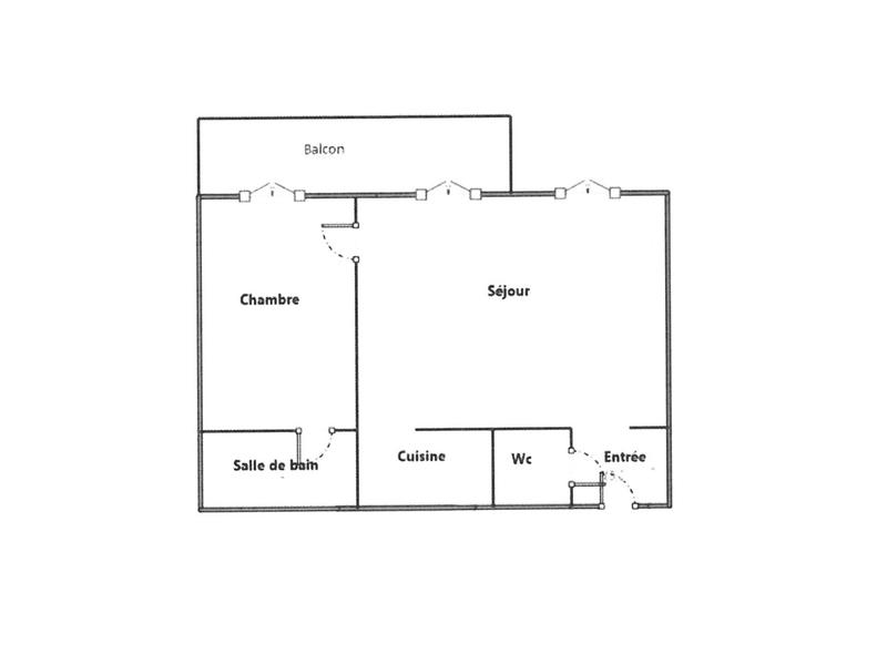 Appartement - 42 m² - 2 pièces