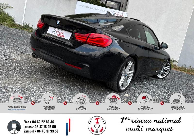 Bmw Série 4 Coupé 420d 190Cv xDrive Pack m Sport Steptronic8 Boîte auto (F32) Lci Roues Motrices Palette au volant Drive Select Moteur à Chaine * 109 000Km* Led Vitres teintées Jante Alu 19 Key Less Go Harman/Kardon Toit Ouvrant en Verre Affichage Tête Ha